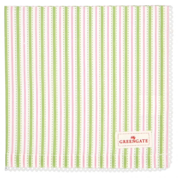 GREENGATE Serviette Sari White