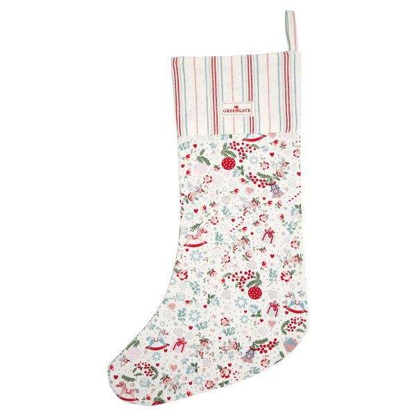 GREENGATE Weihnachtsstrumpf Stocking Carol White