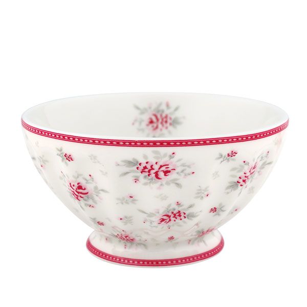 GREENGATE French Bowl Schale Flora White XL