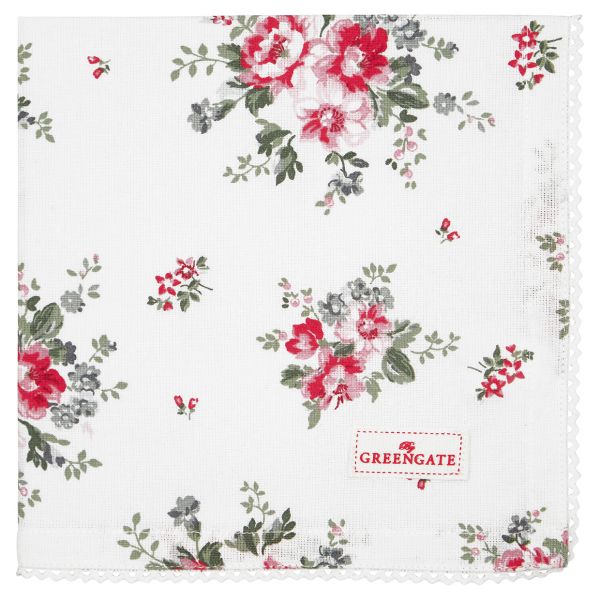 GREENGATE Serviette Elouise White