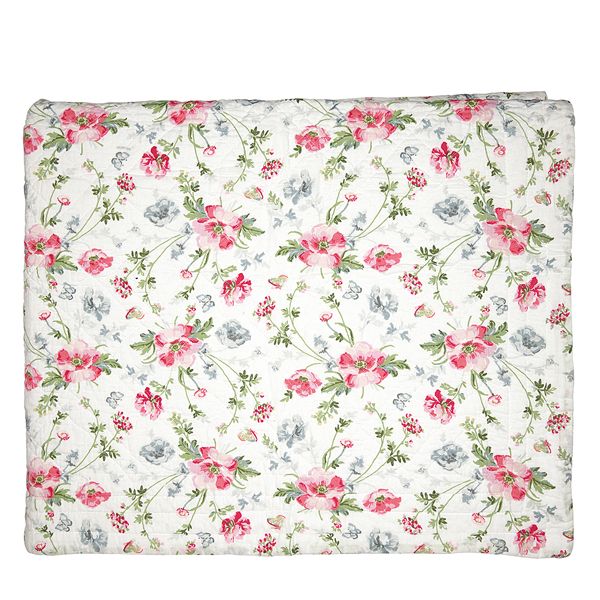 GREENGATE Quilt Meadow White gesteppt 140x220