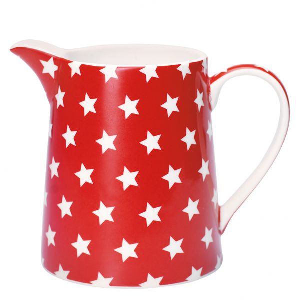 GREENGATE Krug Star Red 0,5 Ltr.