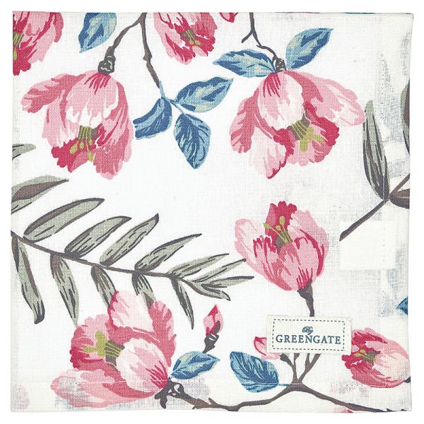 GREENGATE Serviette Magnolia White