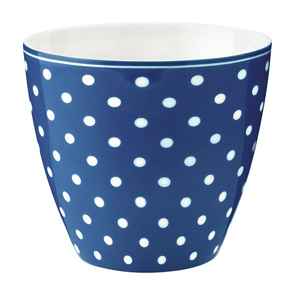 GREENGATE Latte Cup Spot Blue
